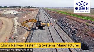 #Railway Consturction Process in China, Rail #Fastening Systems Manufacturer