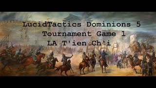 LucidTactics Dominions 5 Tournament Game 1 Turns 1-5; Know Where Your Towel Is