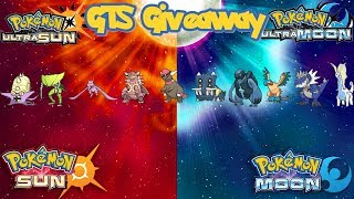 Pokémon Sun/Moon & Ultra GTS Giveaway - All Shiny Fossil Pokémon! | Everyone is Welcome to Join!!