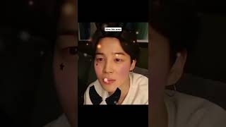 *jimin tries out the different filters*on the Vlive Aap.......😂#bts#jimin#fyp