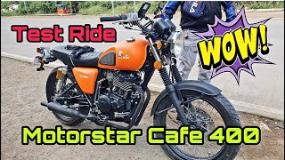 2022 Motorstar Cafe 400 Initial Ride Impression | Best budget friendly bigbike | Moto Teng Vlog