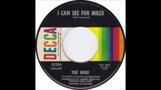 The Who "I Can See For Miles" U.S. Decca Single