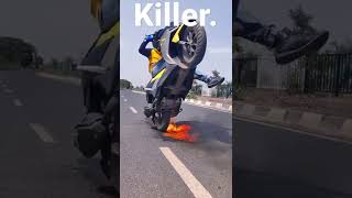 bike stunts at fire road bhai like plss because petrol price is very much I spend plss like