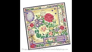 Graphic 45 June Flower Market Folio Tutorial