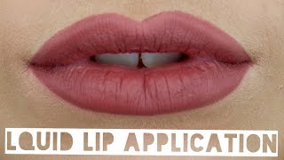 HOW TO GET THE PERFECT LIQUID LIP APPLICATION