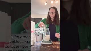 How I feed my sourdough starter ~ how to maintain sourdough starter #sourdoughstarter #sourdough