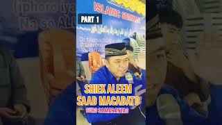 Beautiful WASIYAT August 20, 2024.. Shiek Aleem Saad macadao guru sa marantao Taiming