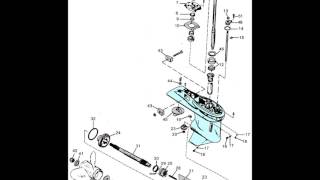 Mercury exploded outboard parts drawings 3 9 hp  thru V6 250 hp,