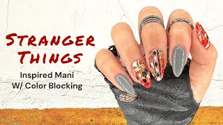 Stranger Things Inspired Dip Powder Nails | Hellfire Club | Sun & Moon Dips