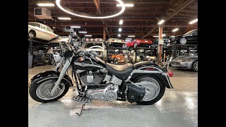 Cold Start 2003 Harley Davidson Fat Boy FLSTF 100th Anniversary Edition.