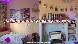 DEEP CLEANING and organizing my room *fall clean*! satisfying & motivating room deep clean 💐