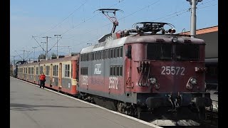 Regiotrans BB25500 + RIO train in Brasov Station - Gara de Brașov