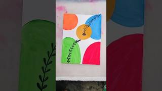 Easy and simple boho art 🌿 #ytshorts #art #diy #painting #shorts #shortsfeed