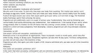 Types and Effectiveness of the Birth Control Pill