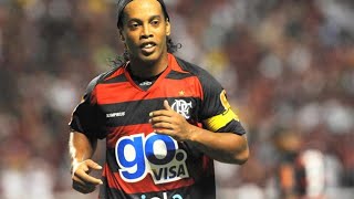 gol de falta do Ronaldinho Gaúcho no Flamengo