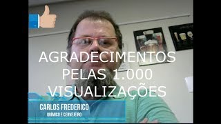 Agradecimentos pelas 1000 visualizações no video do ikeg