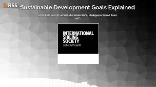 SDGs EXPLAINED: Henristudio Solofoniaina, Sustainable Tourism, Madagascar Island Tours (MIT)