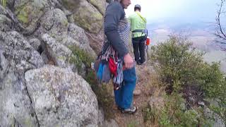 Devils Tower Durrance Crack - Traversing the Meadows