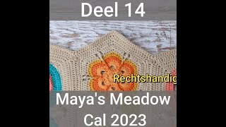 Mike's Creatieve Wereld | Maya's Meadow Cal | Deel 14 RECHTSHANDIG De rand deel 1