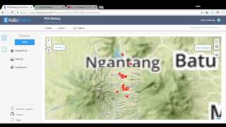 Melihat hasil Mobile Data collecting di KoboToolbox