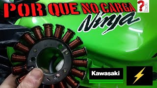 Kawasaki Ninja 300 no carga (parte 1) diagnostico