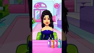 Hair Salon ~ Gorgeous Makeover of Hair Game | #girl Spa Salon | Part #3 #shorts #hairstyle #trending