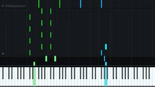 Dance Monkey Tutorial with Synthesia(Free Sheet Music Donwload)