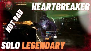 THE DIVISION 2 - SOLO LEGENDARY HEARTBREAKER TU15