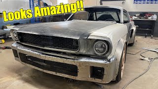 My Mustang  Custom Front bumper Is Ready To Weld