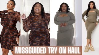 Fall Plus Size Try On Haul | Plus Size and Curvy Friendly | MISSGUIDED