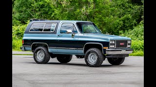 36k Mile 1989 GMC Jimmy Cold Start