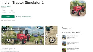 Indian Tractor Simulator 2 Out Now | PIXEL XYZ GAMES