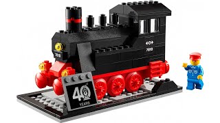 ИНСТРУКЦИЯ Lego Паровоз Trains 40th Anniversary Set