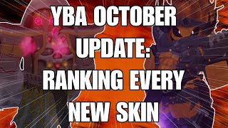 [YBA] RANKING ALL OF THE NEW STAND SKINS! (HALLOWEEN UPDATE 2021)