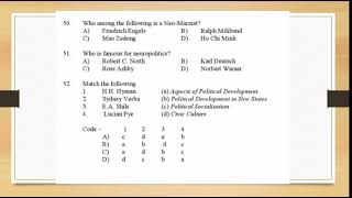 SET Political science Important question discussion - Part 2 .SET EXAM preperation