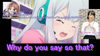 [ASMR] EngSub/earphone/ Eromanga Sensei /earpick by Sagiri (CV: Akane Fujita)