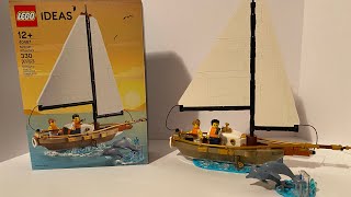 Lego ideas Sailboat Adventure speed build and review (Set#40487)