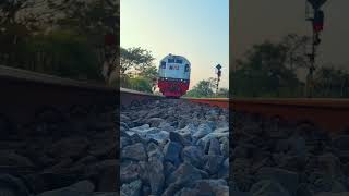 ballast stone on the railway lines #railway #train #shorts