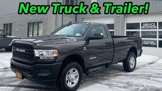 Dumpster Rental Business | NEW Truck and Roll Off Trailer!