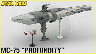 LEGO |STAR WARS| MC-75 "Profundity" - 1/4000 Scale