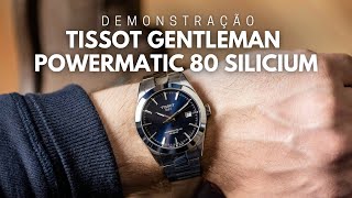 Demonstração Relógio Tissot Gentleman Powermatic 80 Silicium Seminovo