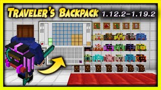 EL MEJOR MOD DE MOCHILAS DE MINECRAFT! TRAVELER'S BACKPACK MOD 2024!