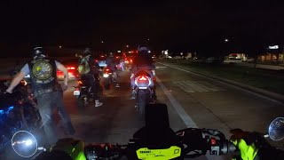 MT07 Cruising the City - Night Ride - (Episode 23)