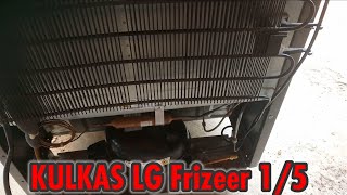 KULKAS LG FRIZEER TIDAK DINGIN#COMPRESOR MACET#serviceelektronik #shortvideo