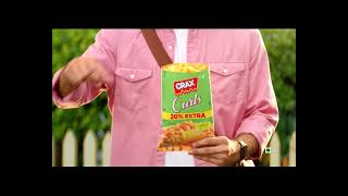 Crax Curls Cheesy Delight - Muh Mein Ghule, Tension Dhule, Raaste Khule. Crax Raho Bindaas | 6 sec