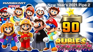 New Year’s 2021 Pipe 2 Pulls | Pipe Pulls | Mario Kart Tour