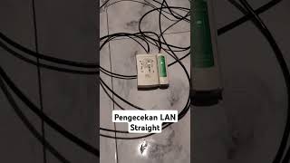 Pengecekan LAN Tester Straight #shorts #short #videoshort #shortvideos