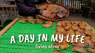 Beautiful Relaxing Music 🍁 Making delicious and simple fresh water dried fish | Life in country life