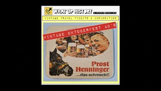 📷 View Master like OKTOBERFEST VINTAGE BEER COASTERS ~ 7 Stereo Photos  ⚠️ #WhatUpHistory ⚠️