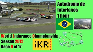 WEC 2015 Ep 9 | Interlagos 1h [ENG]